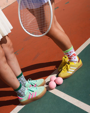 Sock Candy tennis crew socks cute women's tennis socks